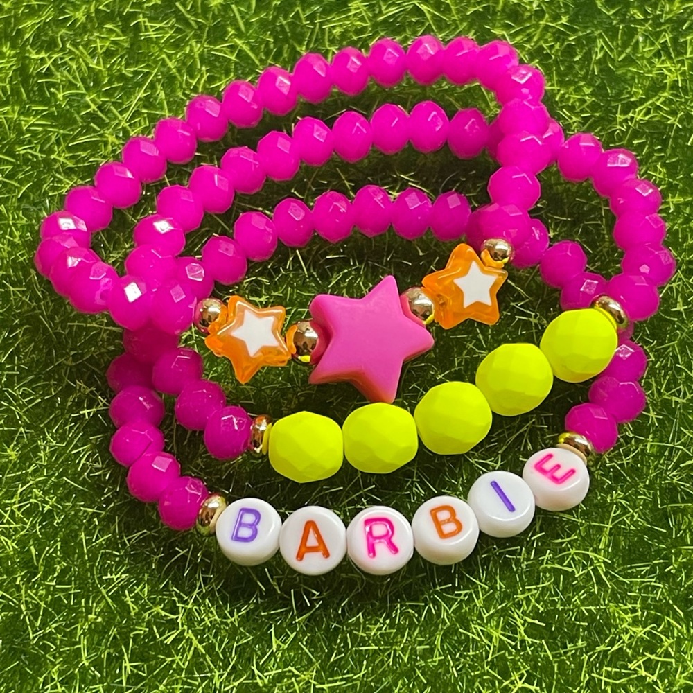 New Barbie set of 3 bracelets for little girls